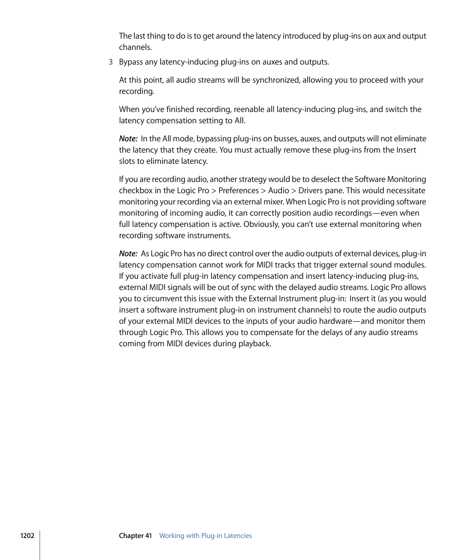 Apple Logic Pro 9 User Manual | Page 1202 / 1340