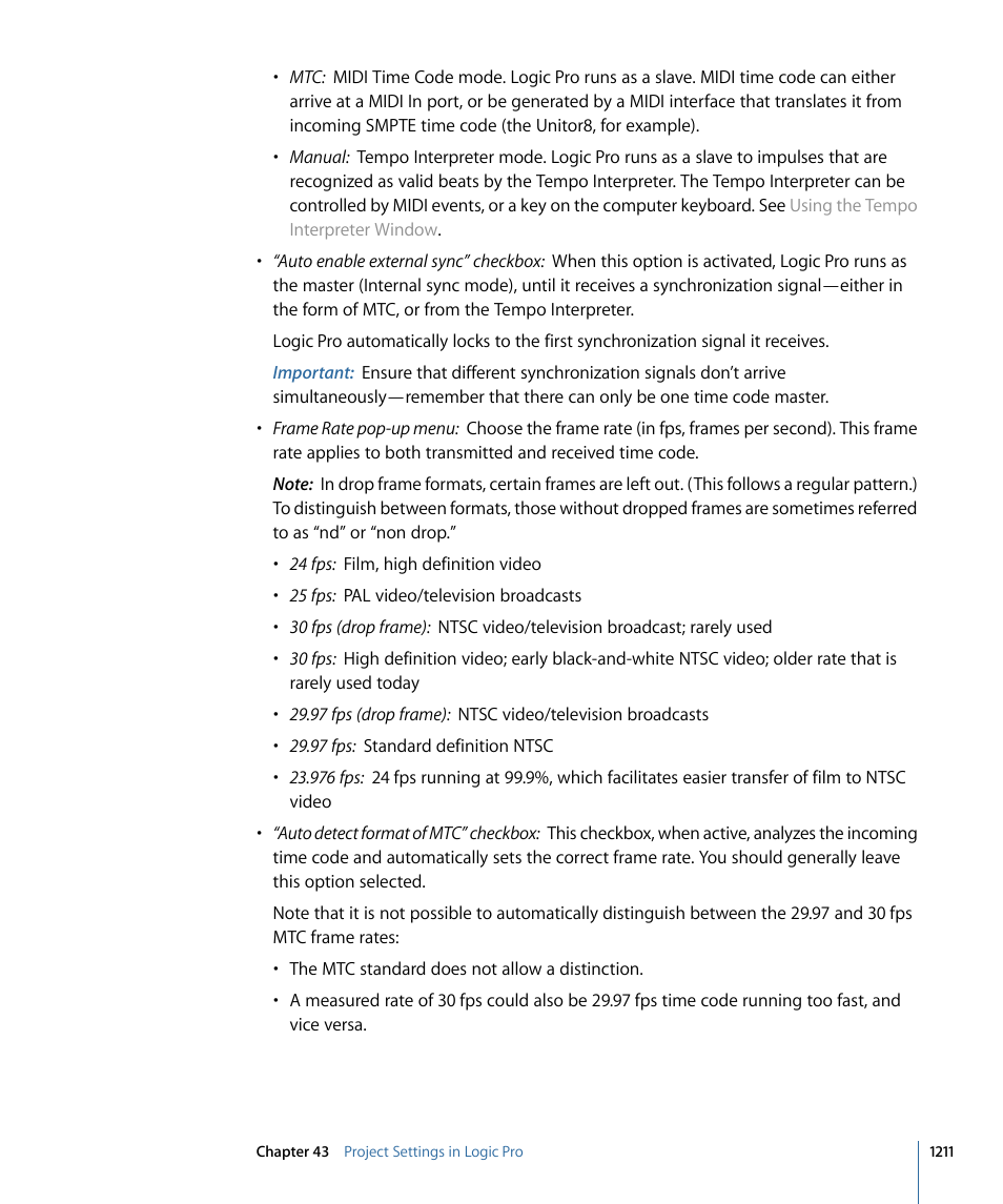 Apple Logic Pro 9 User Manual | Page 1211 / 1340