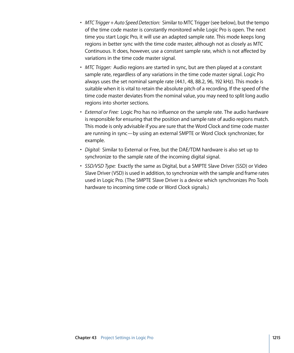 Apple Logic Pro 9 User Manual | Page 1215 / 1340