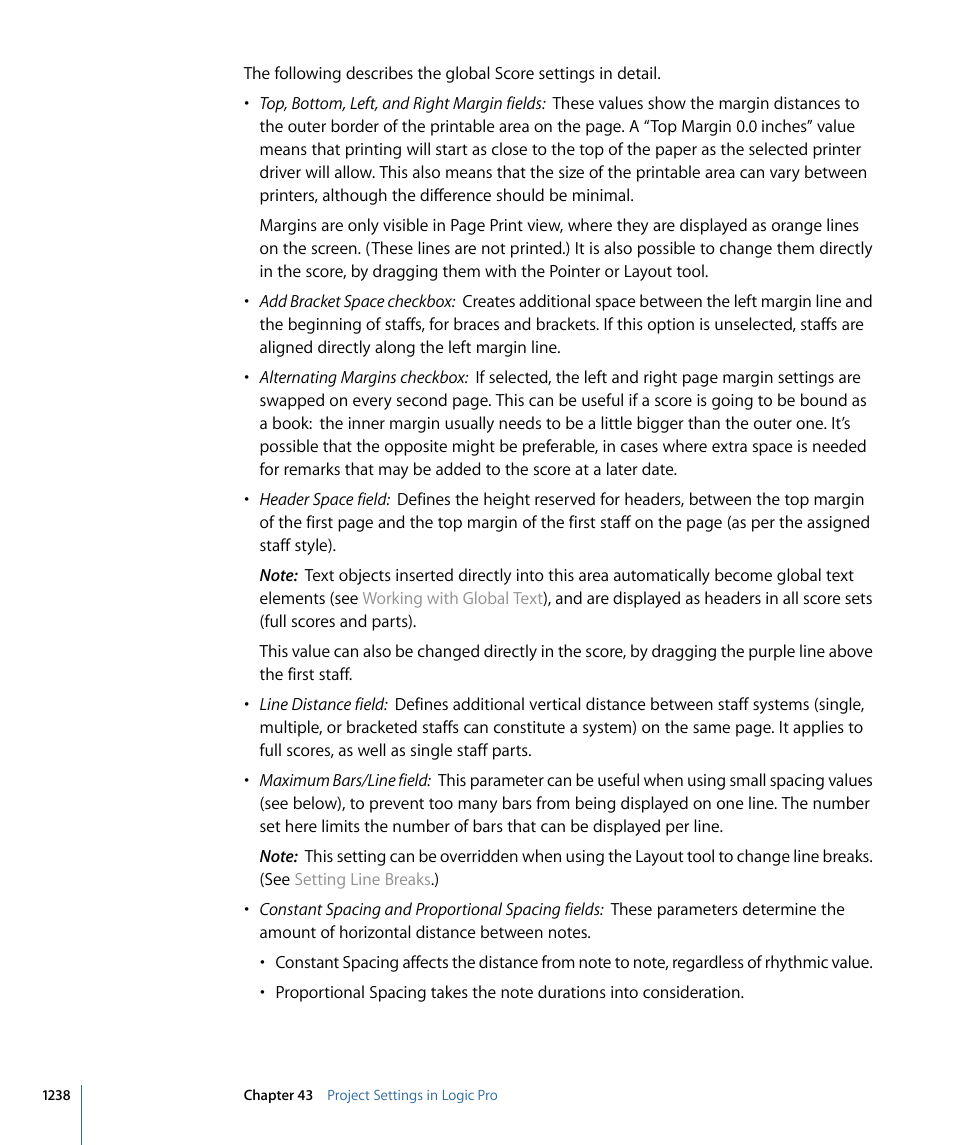 Apple Logic Pro 9 User Manual | Page 1238 / 1340