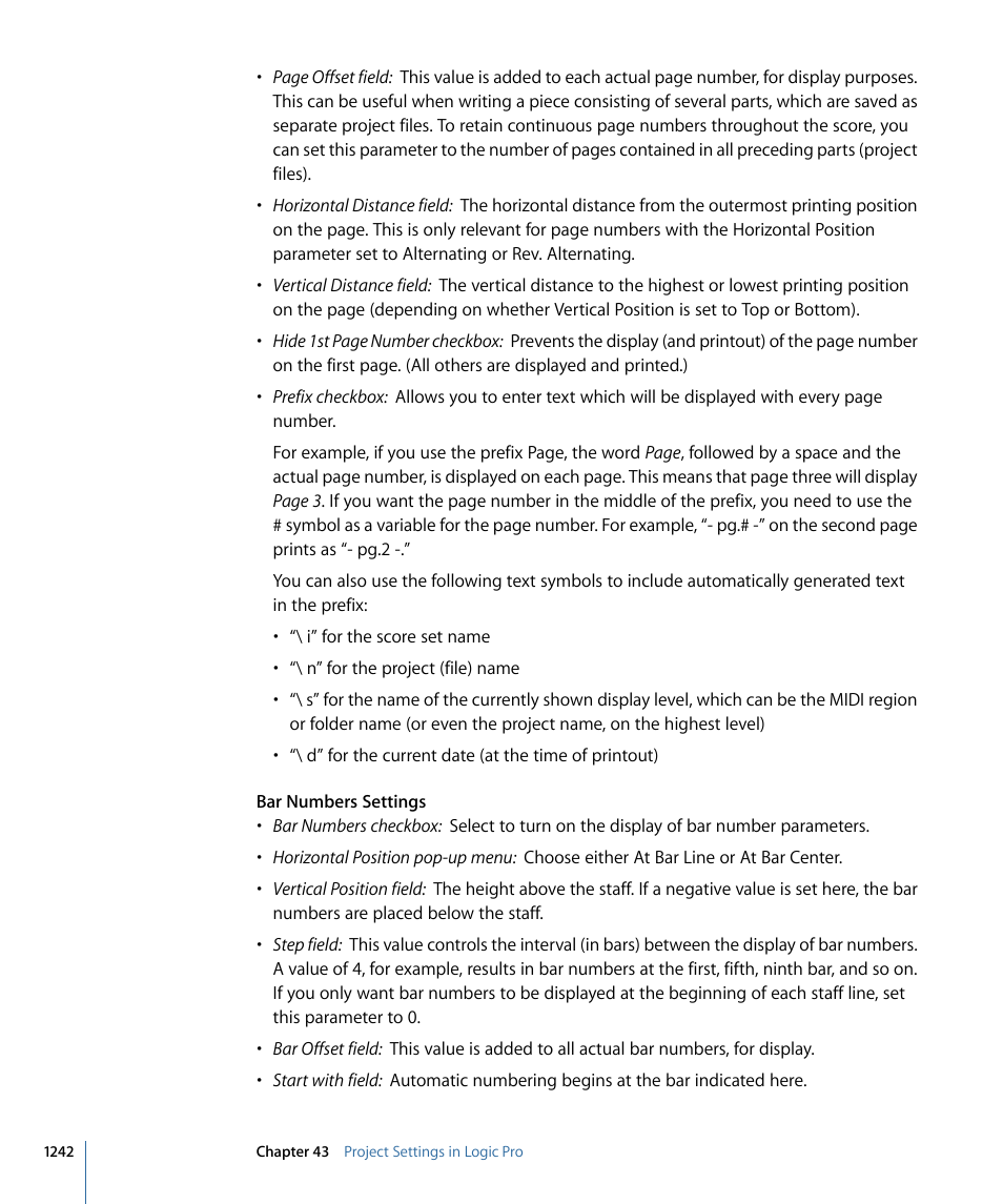 Apple Logic Pro 9 User Manual | Page 1242 / 1340