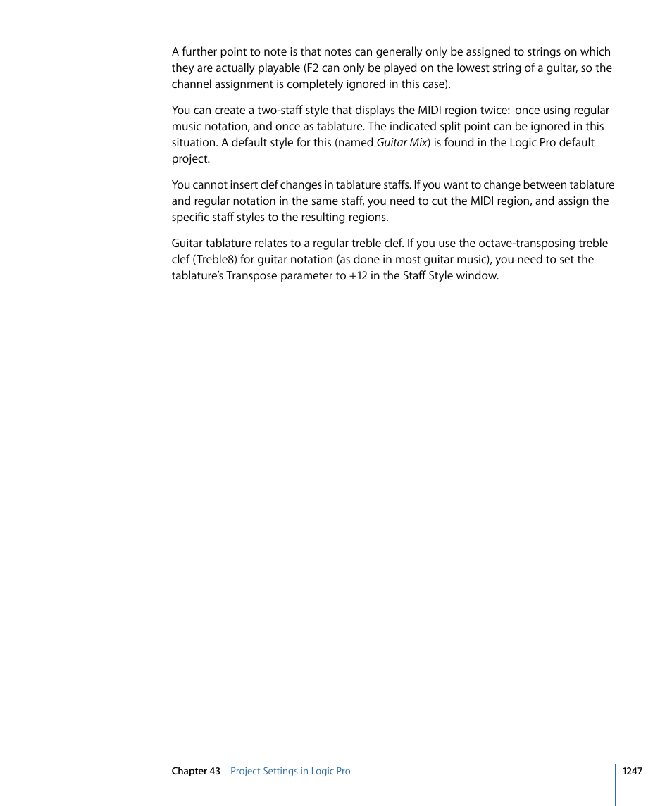 Apple Logic Pro 9 User Manual | Page 1247 / 1340
