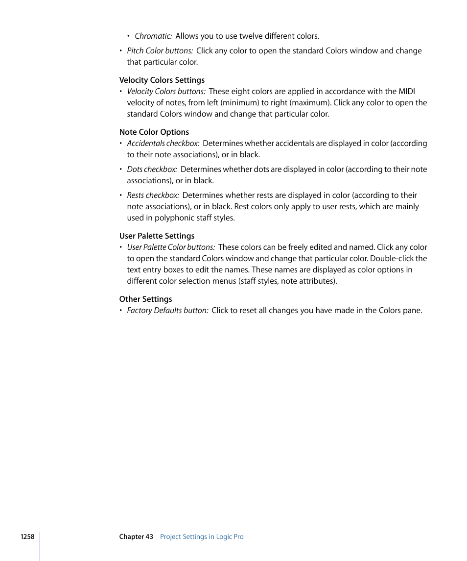 Apple Logic Pro 9 User Manual | Page 1258 / 1340