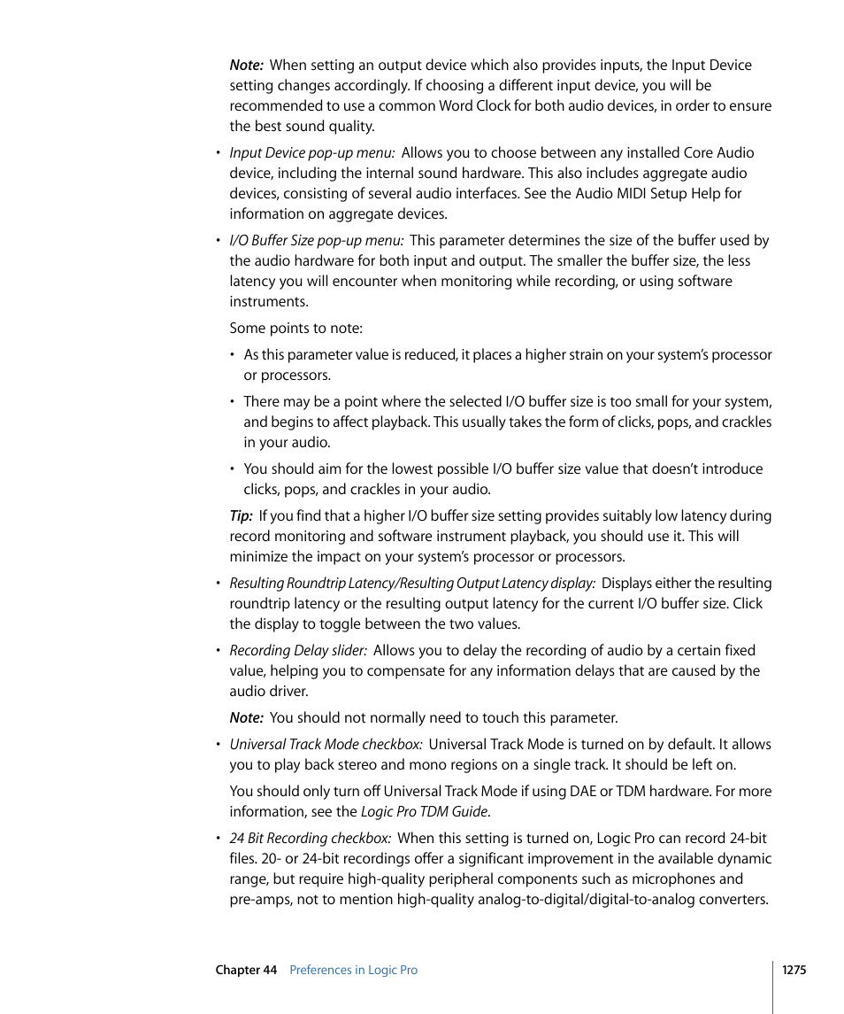 Apple Logic Pro 9 User Manual | Page 1275 / 1340