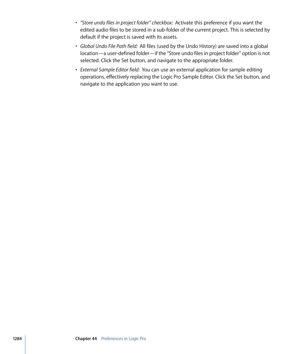Apple Logic Pro 9 User Manual | Page 1284 / 1340