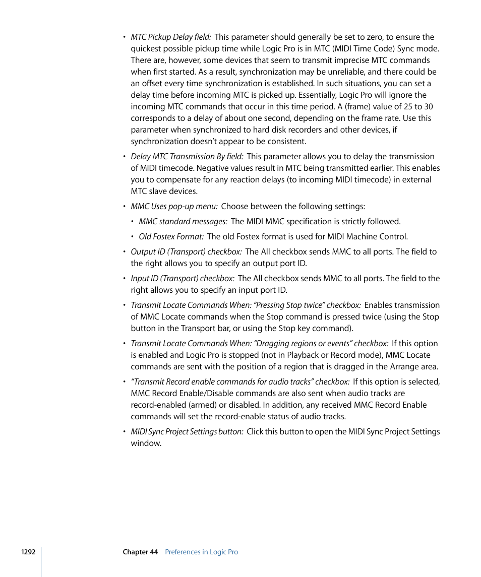 Apple Logic Pro 9 User Manual | Page 1292 / 1340