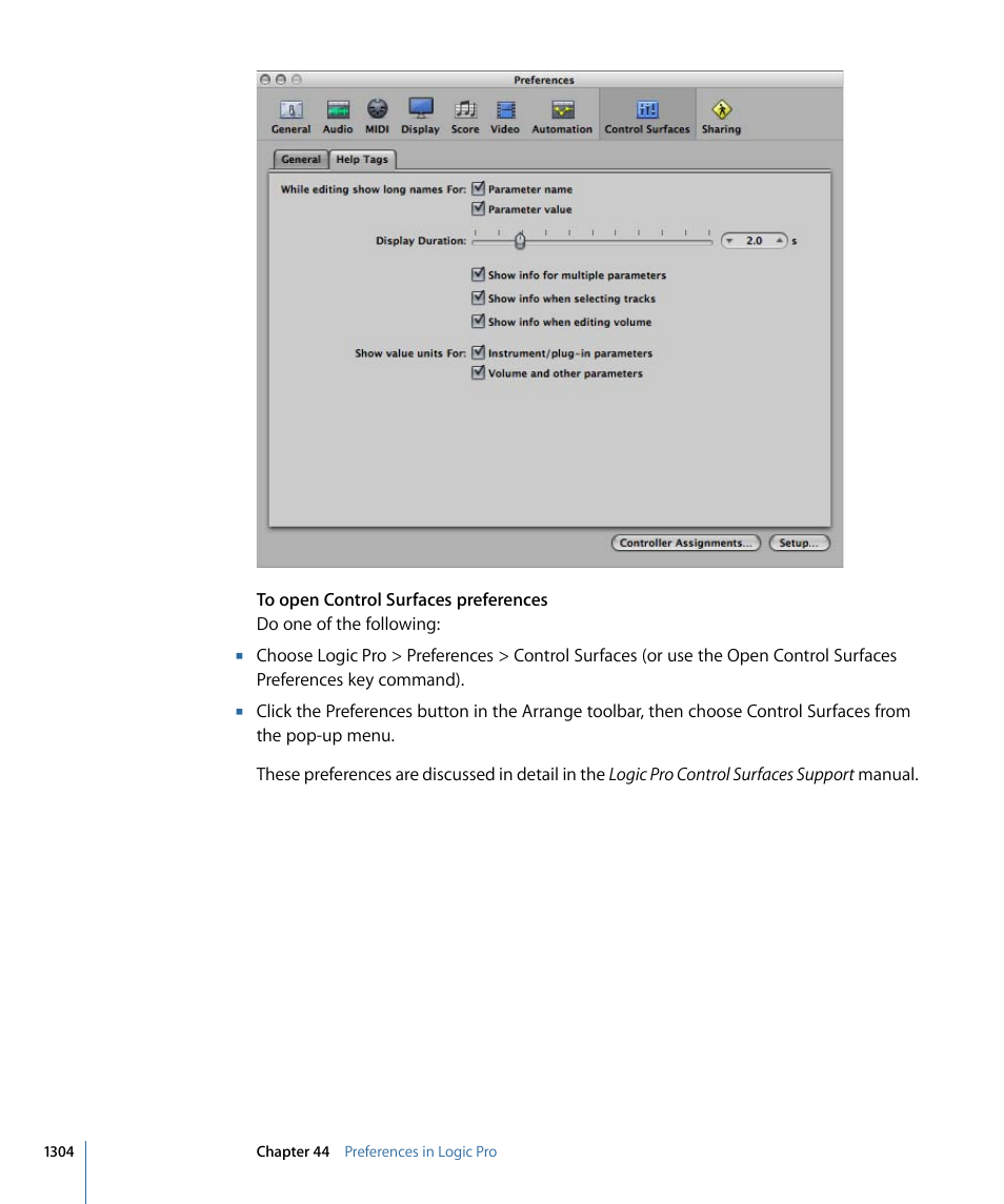 Apple Logic Pro 9 User Manual | Page 1304 / 1340