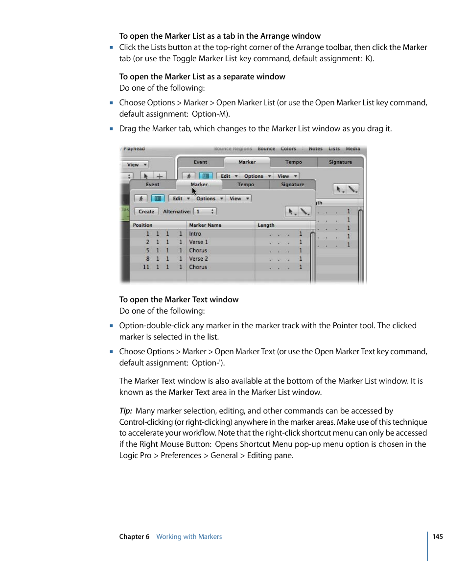 Apple Logic Pro 9 User Manual | Page 145 / 1340