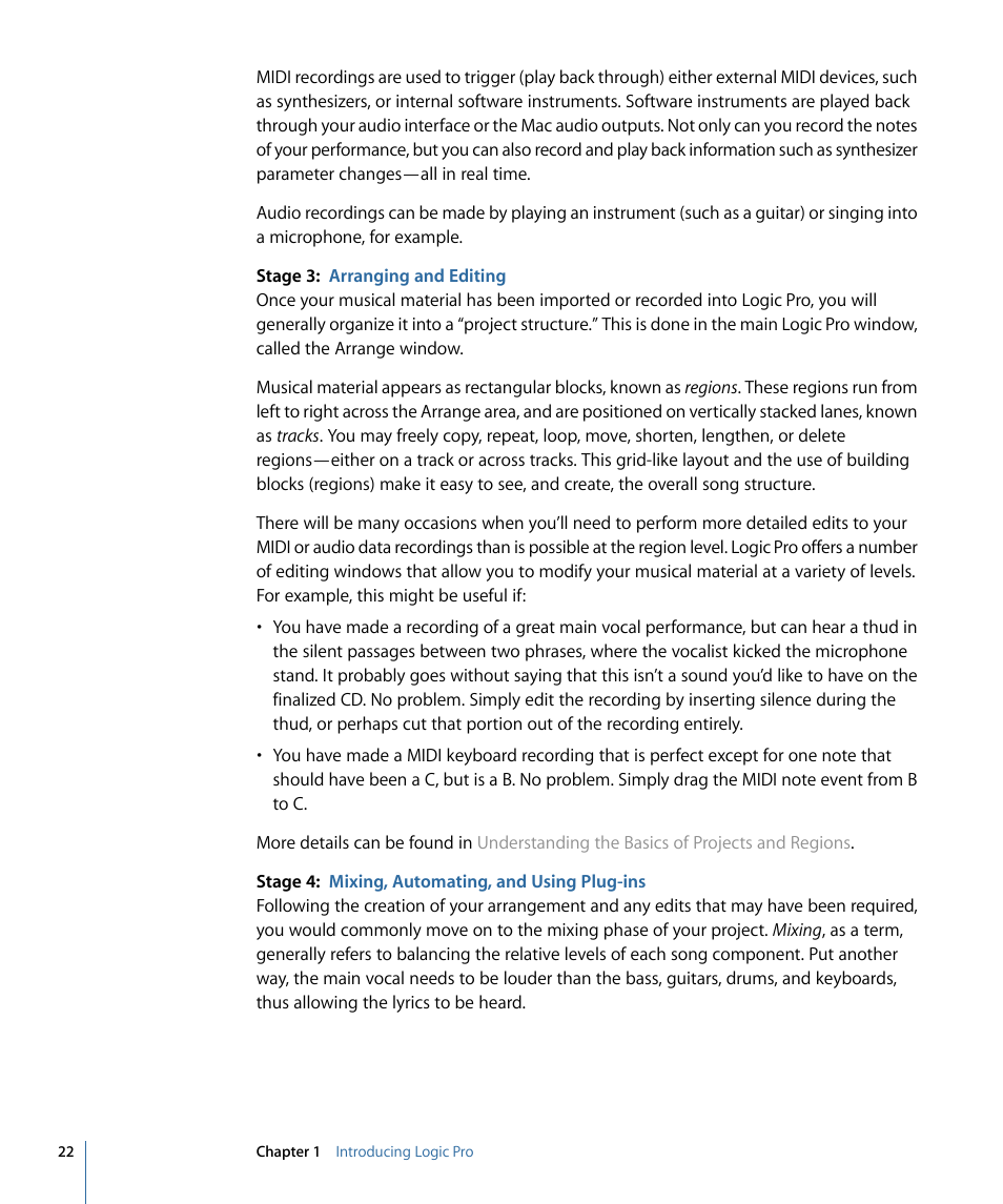 Apple Logic Pro 9 User Manual | Page 22 / 1340