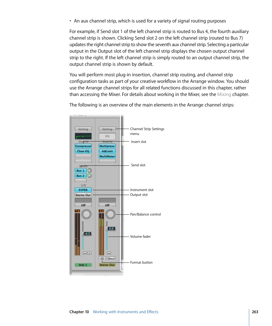 Apple Logic Pro 9 User Manual | Page 263 / 1340