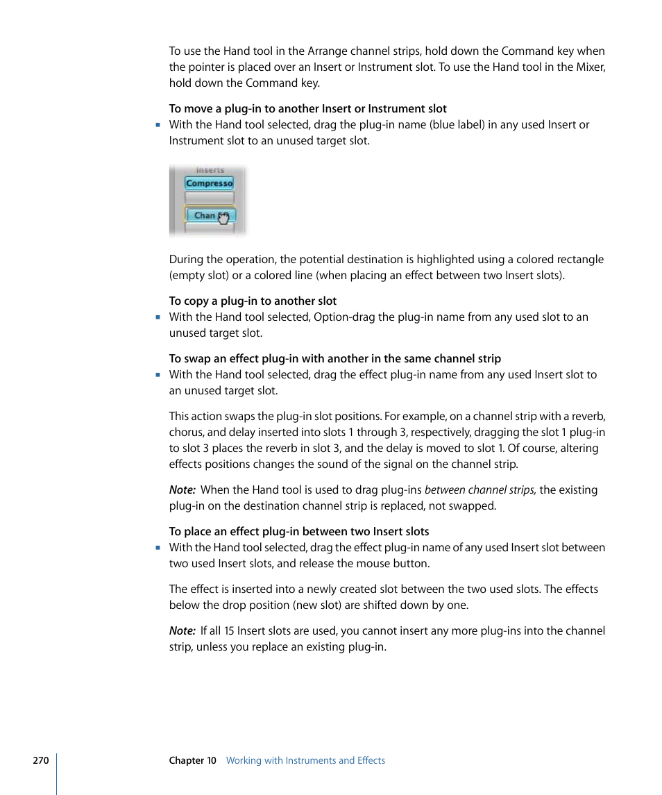 Apple Logic Pro 9 User Manual | Page 270 / 1340