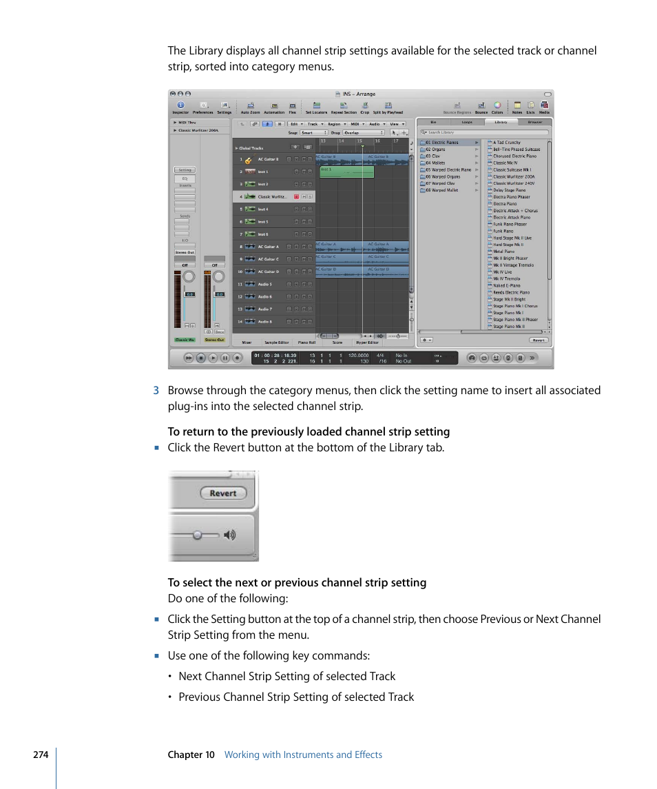 Apple Logic Pro 9 User Manual | Page 274 / 1340