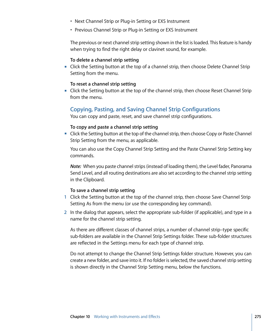 Apple Logic Pro 9 User Manual | Page 275 / 1340