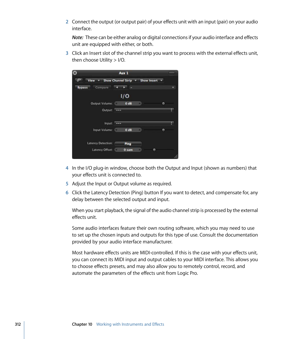 Apple Logic Pro 9 User Manual | Page 312 / 1340