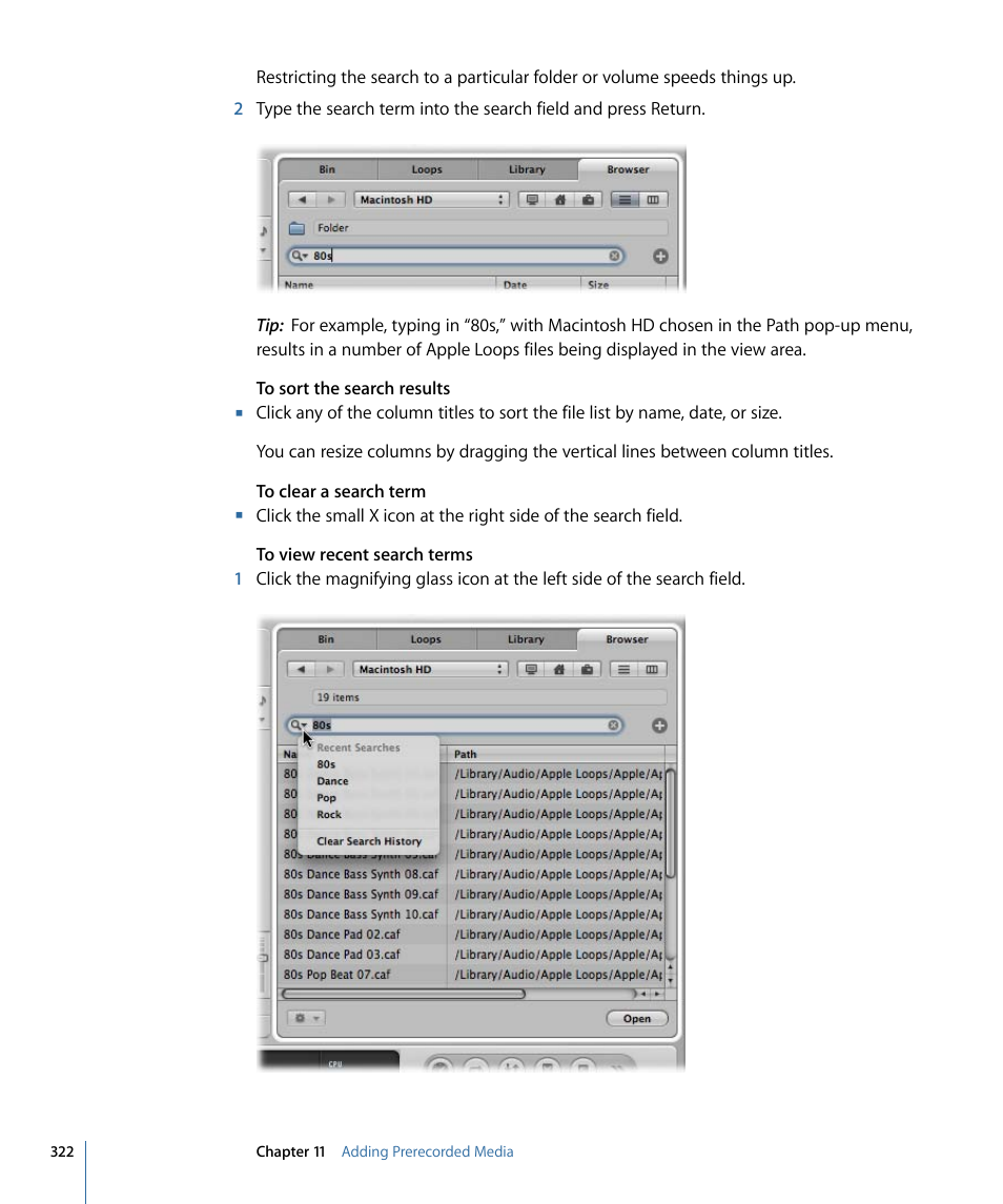 Apple Logic Pro 9 User Manual | Page 322 / 1340