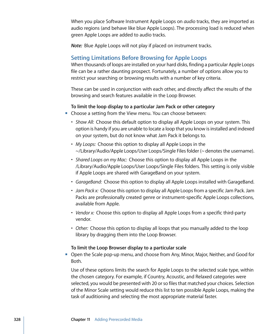 Apple Logic Pro 9 User Manual | Page 328 / 1340