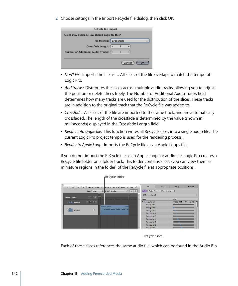 Apple Logic Pro 9 User Manual | Page 342 / 1340