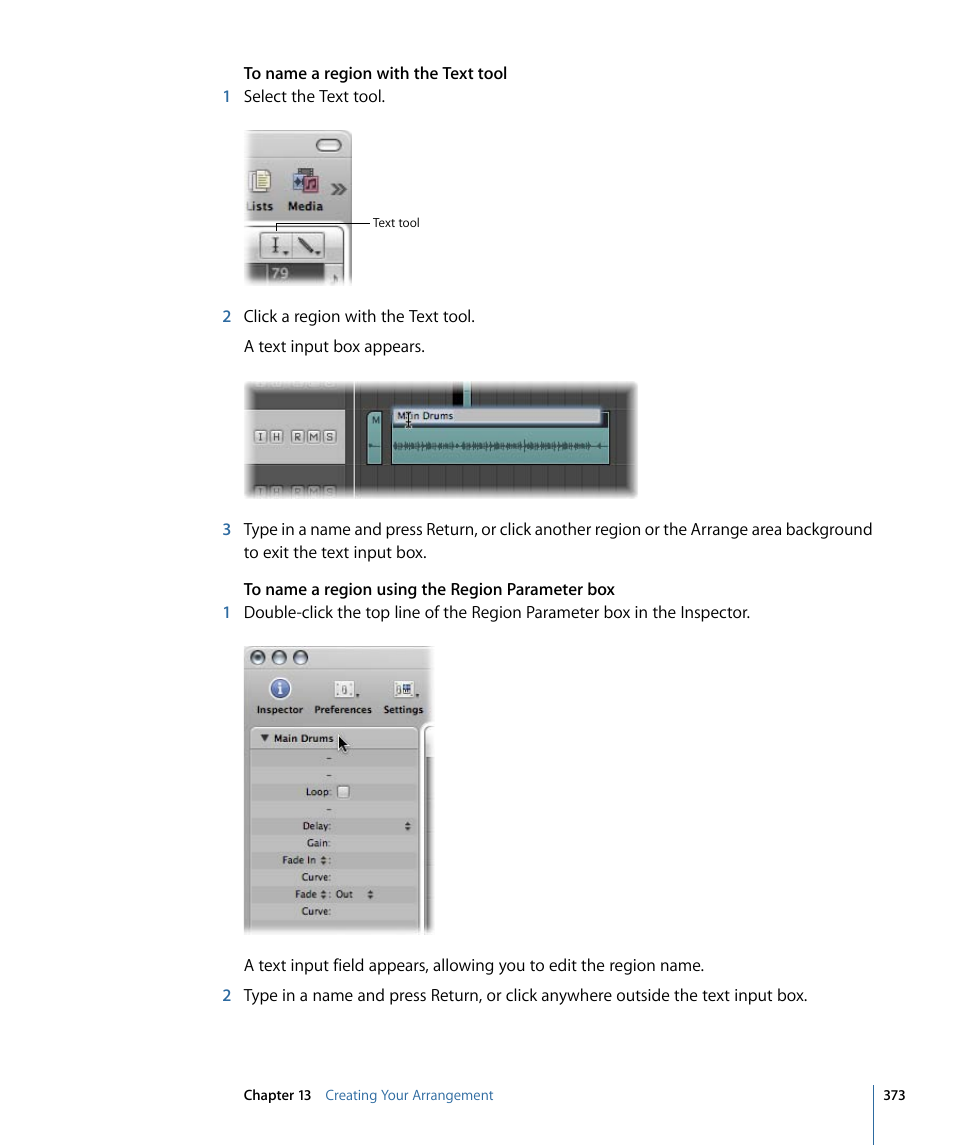 Apple Logic Pro 9 User Manual | Page 373 / 1340