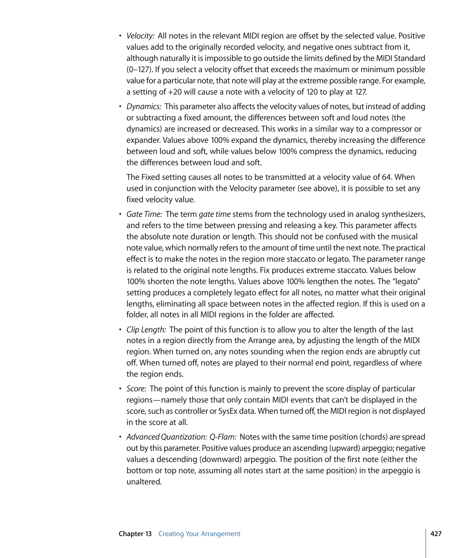 Apple Logic Pro 9 User Manual | Page 427 / 1340