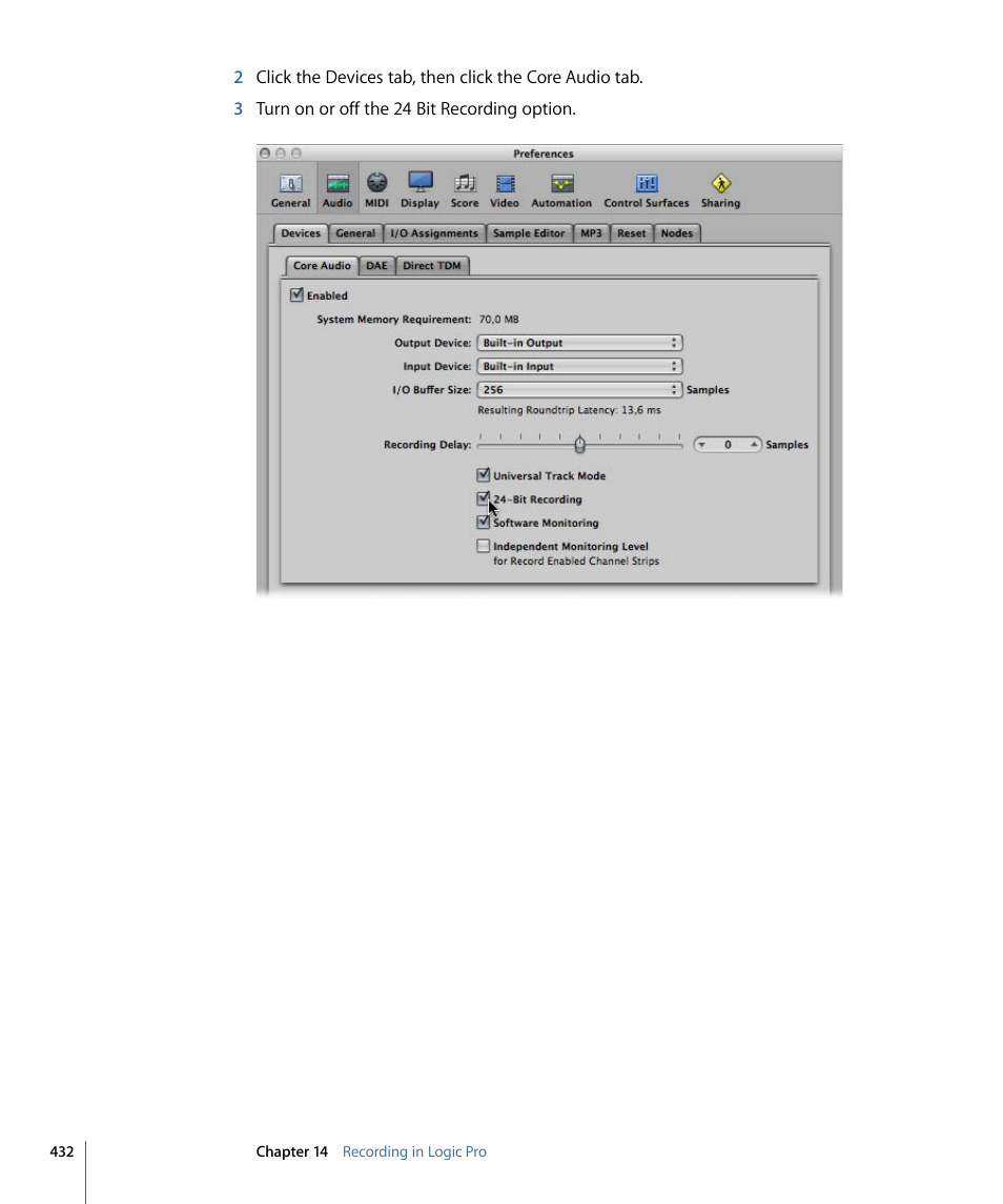 Apple Logic Pro 9 User Manual | Page 432 / 1340