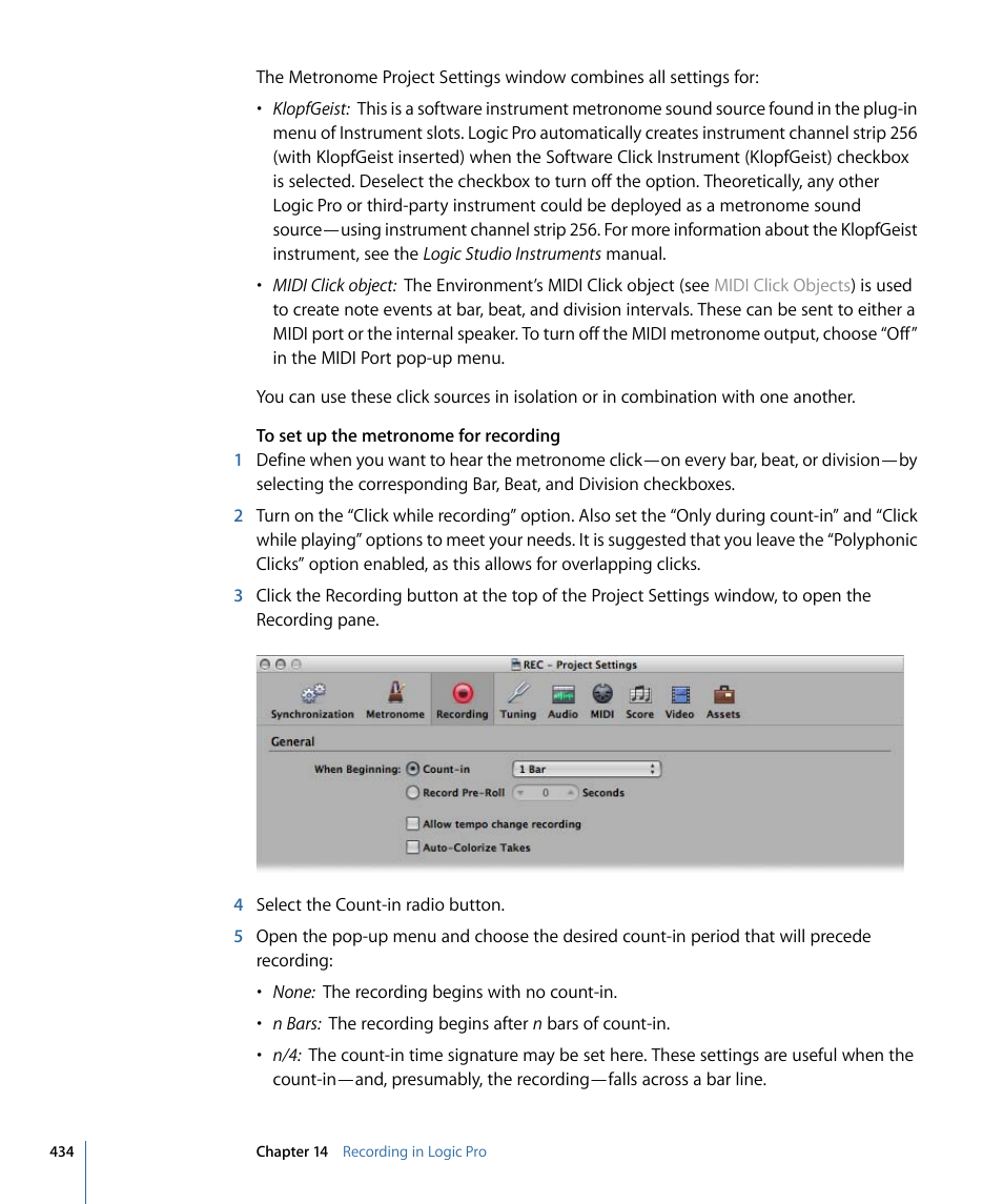Apple Logic Pro 9 User Manual | Page 434 / 1340