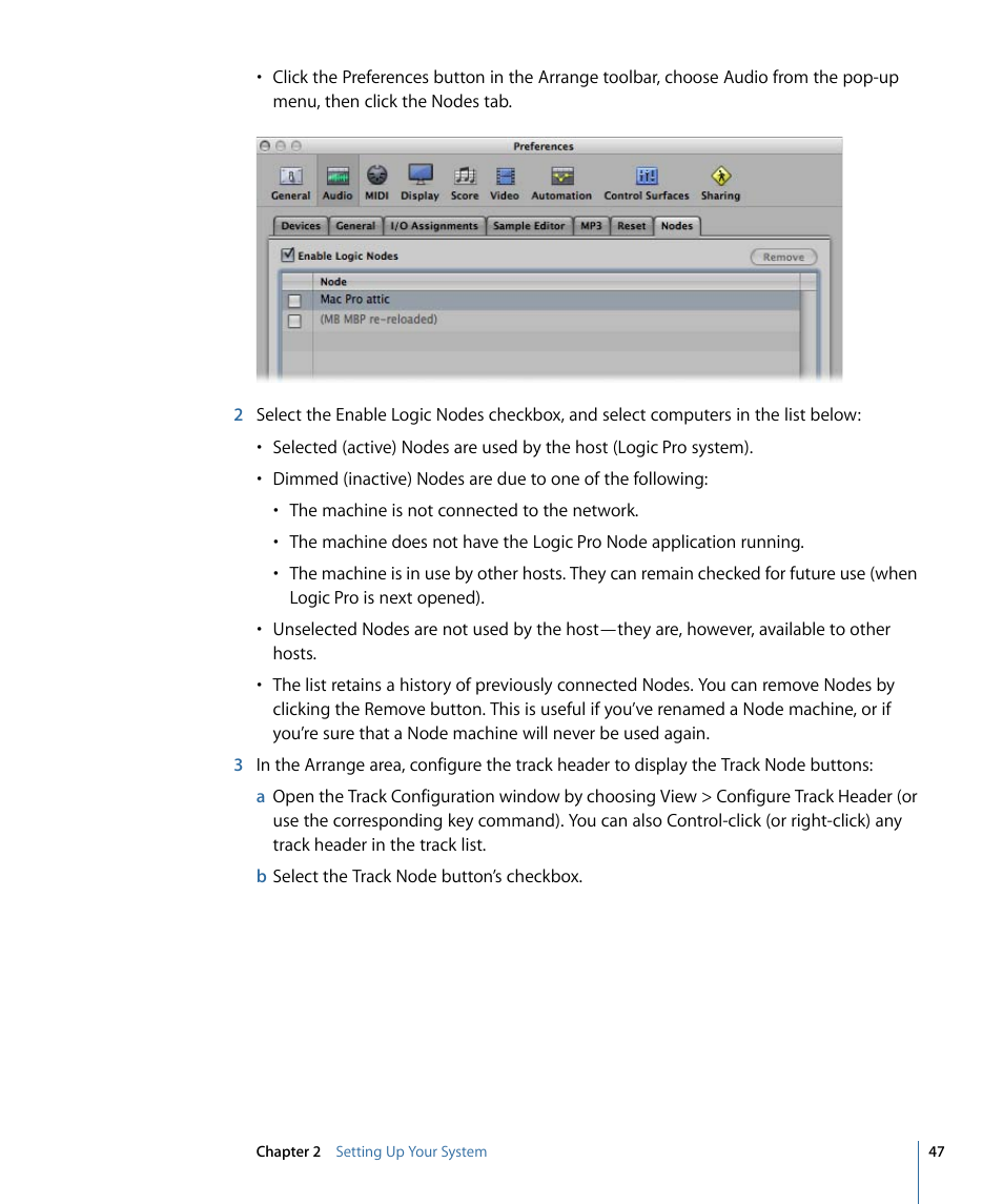 Apple Logic Pro 9 User Manual | Page 47 / 1340