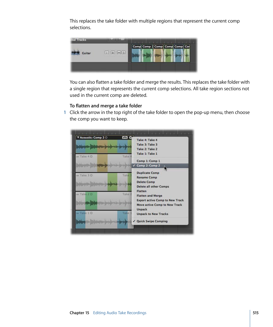 Apple Logic Pro 9 User Manual | Page 515 / 1340