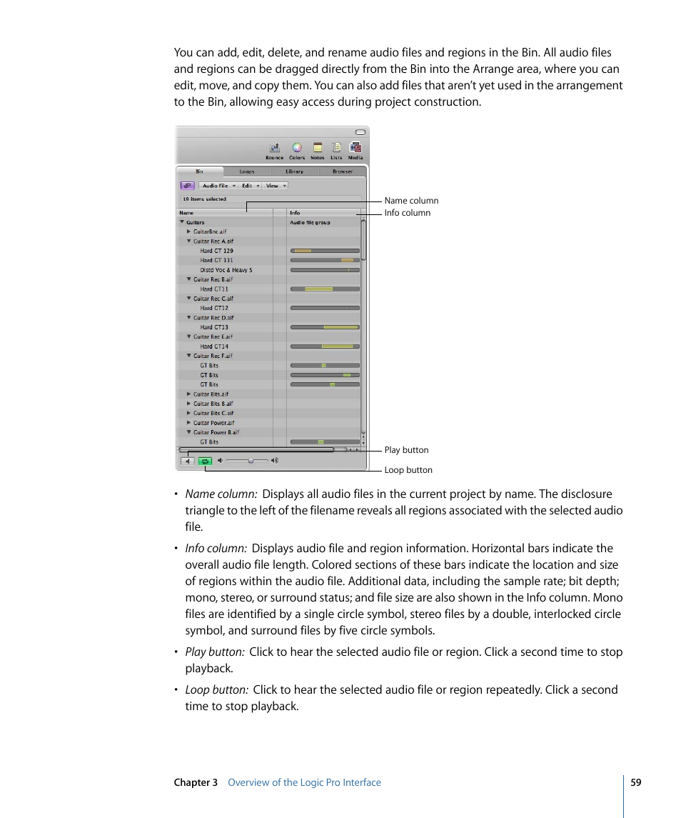 Apple Logic Pro 9 User Manual | Page 59 / 1340