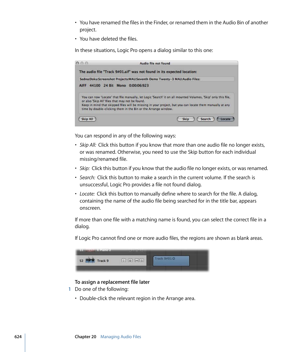 Apple Logic Pro 9 User Manual | Page 624 / 1340