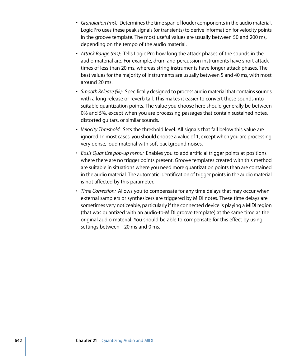 Apple Logic Pro 9 User Manual | Page 642 / 1340