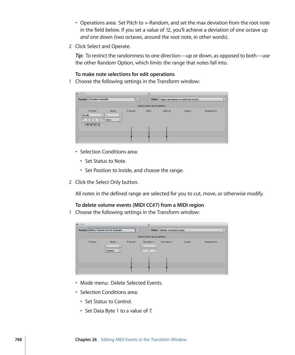 Apple Logic Pro 9 User Manual | Page 748 / 1340