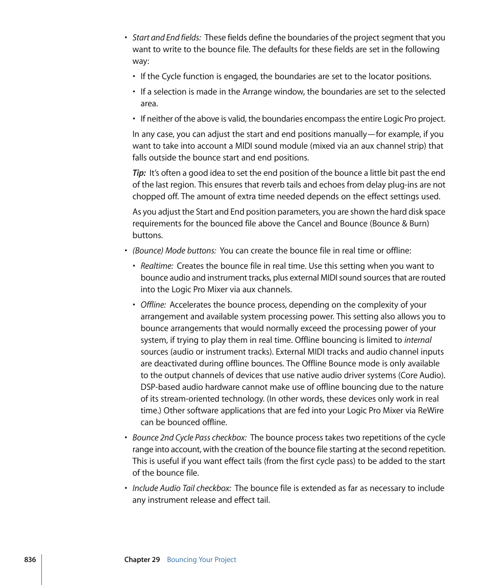 Apple Logic Pro 9 User Manual | Page 836 / 1340
