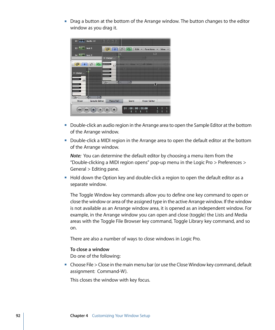 Apple Logic Pro 9 User Manual | Page 92 / 1340