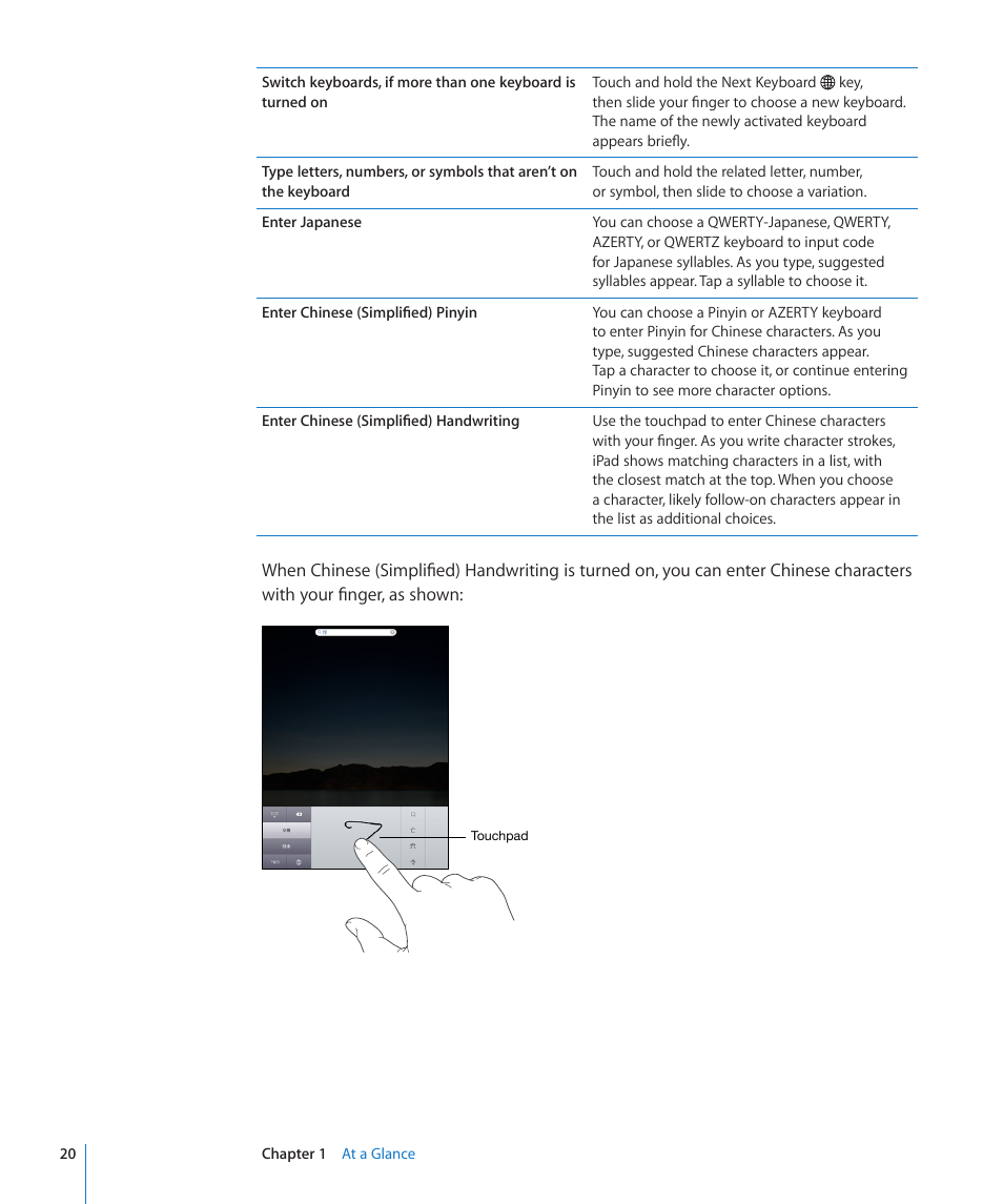 Apple iPad iOS 3.2 User Manual | Page 20 / 154