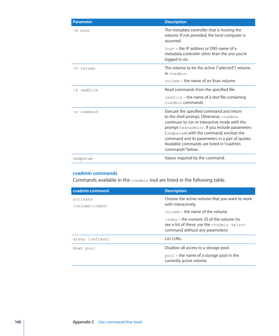 Apple Xsan 2 User Manual | Page 146 / 165