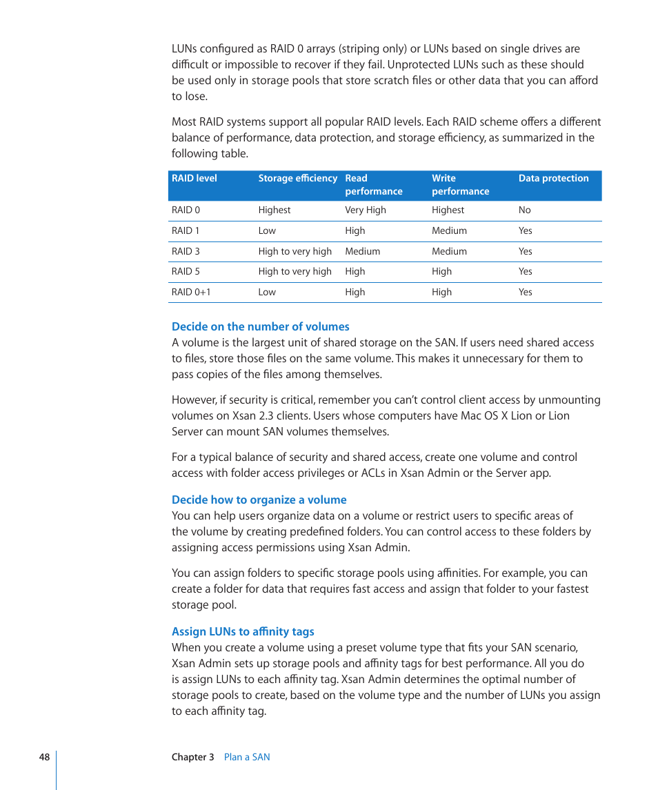 Apple Xsan 2 User Manual | Page 48 / 165