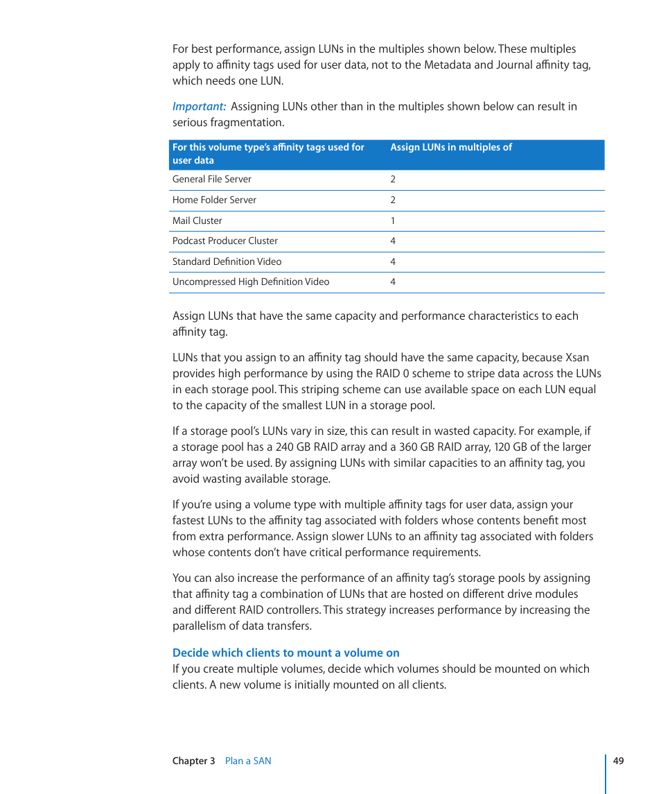 Apple Xsan 2 User Manual | Page 49 / 165
