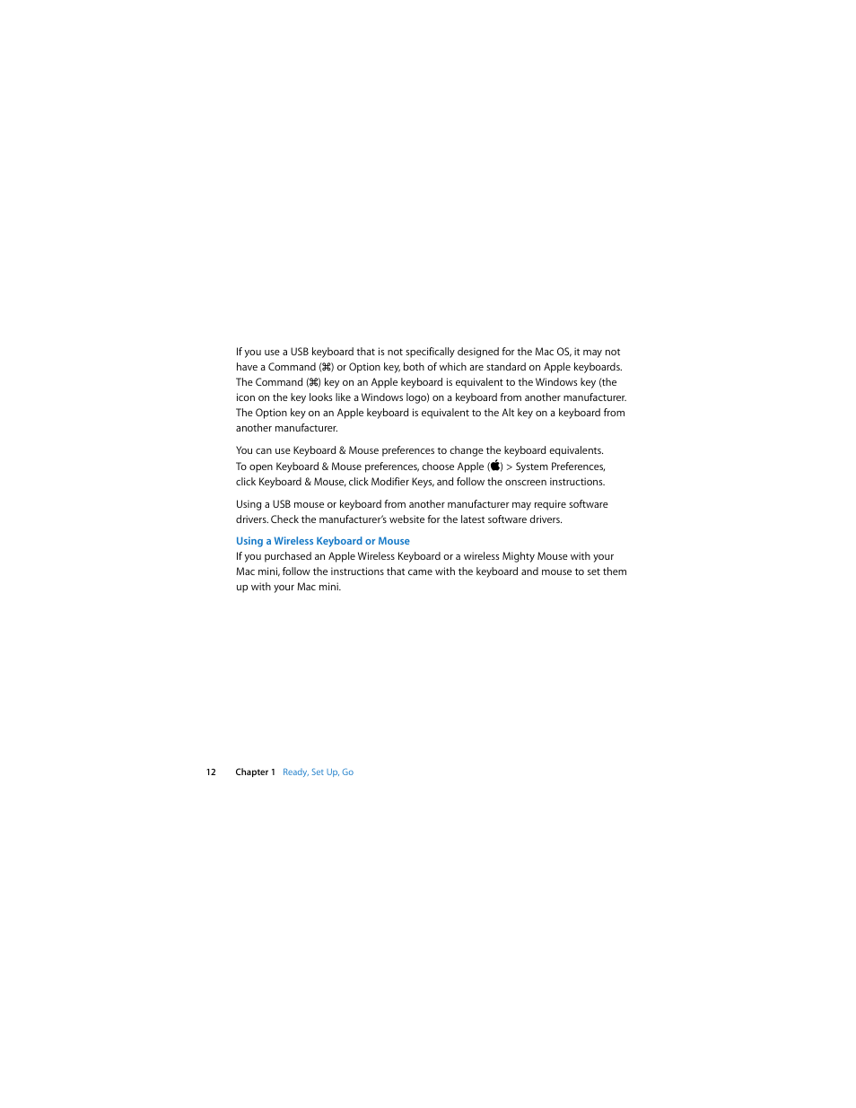 Apple Mac mini (Intel-based; Mid 2007) User Manual | Page 12 / 72
