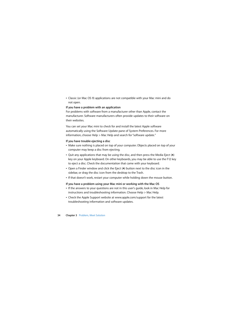 Apple Mac mini (Intel-based; Mid 2007) User Manual | Page 34 / 72