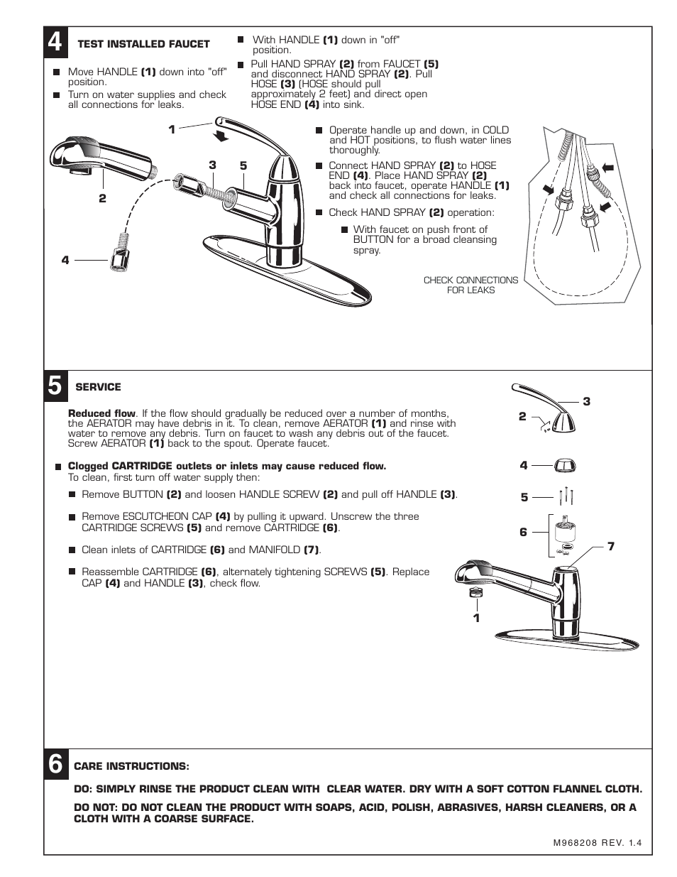 American Standard CULINAIRE 4137.1 User Manual | Page 3 / 3