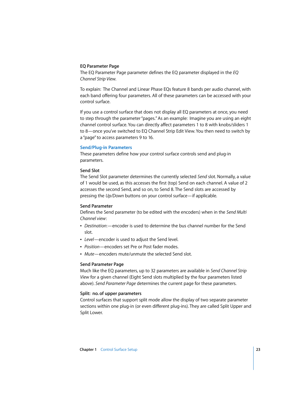Apple Logic Pro 7.2 User Manual | Page 23 / 255