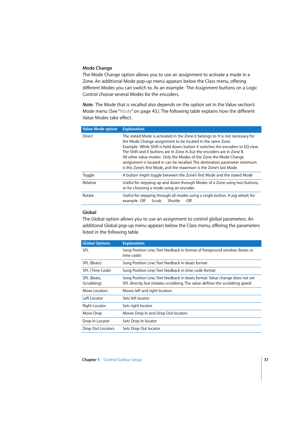 Apple Logic Pro 7.2 User Manual | Page 37 / 255