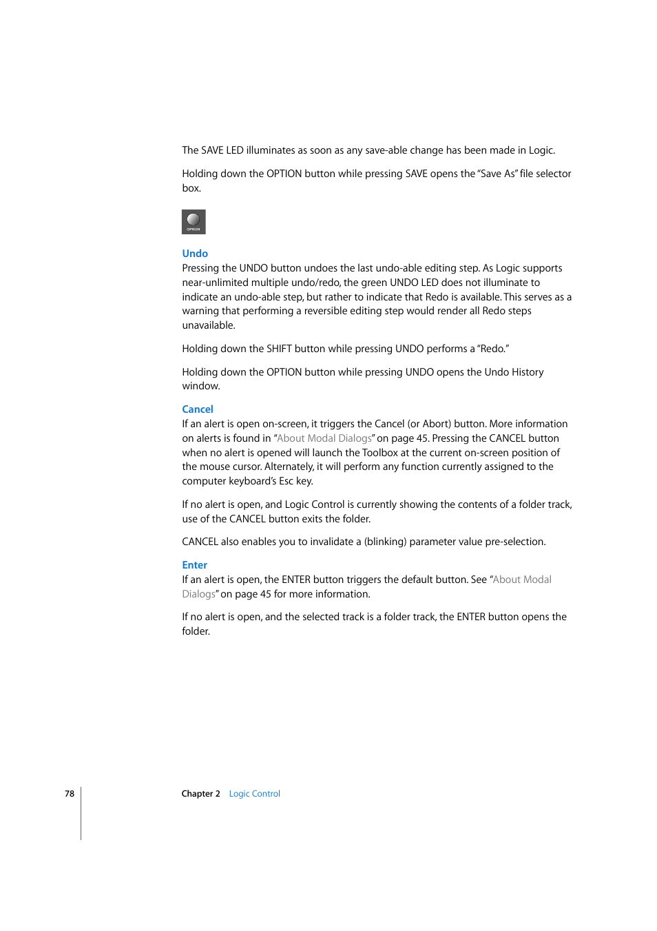 Apple Logic Pro 7.2 User Manual | Page 78 / 255