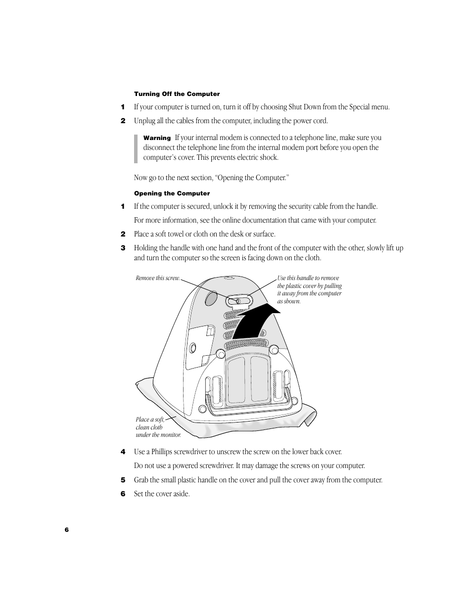 Apple iMac G3 (Original) User Manual | Page 6 / 24