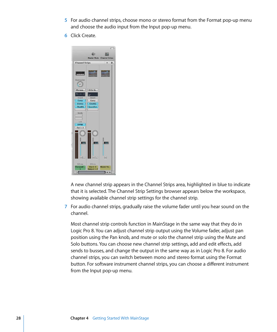 Apple MainStage User Manual | Page 28 / 100