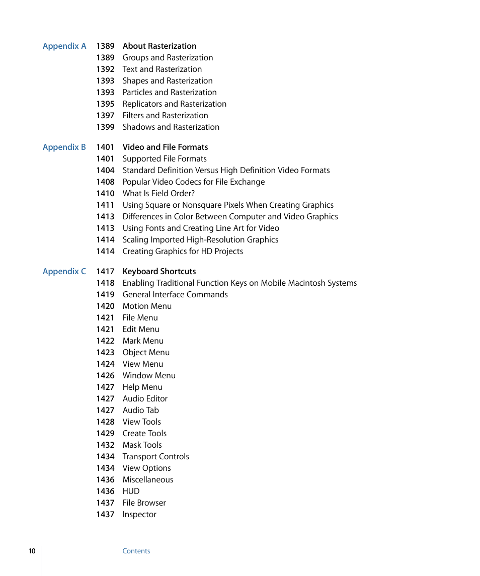 Apple Motion 4 User Manual | Page 10 / 1498