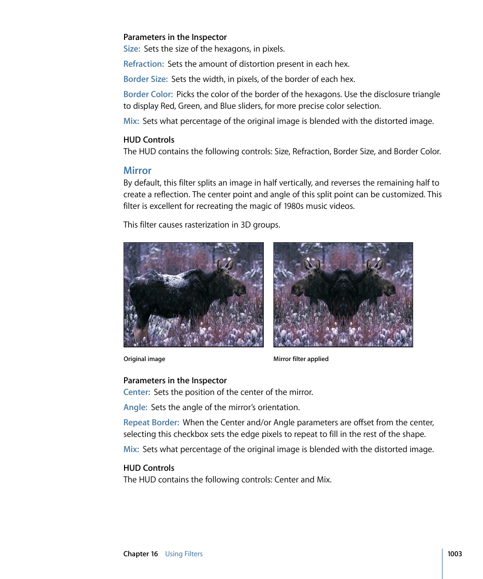 Mirror | Apple Motion 4 User Manual | Page 1003 / 1498