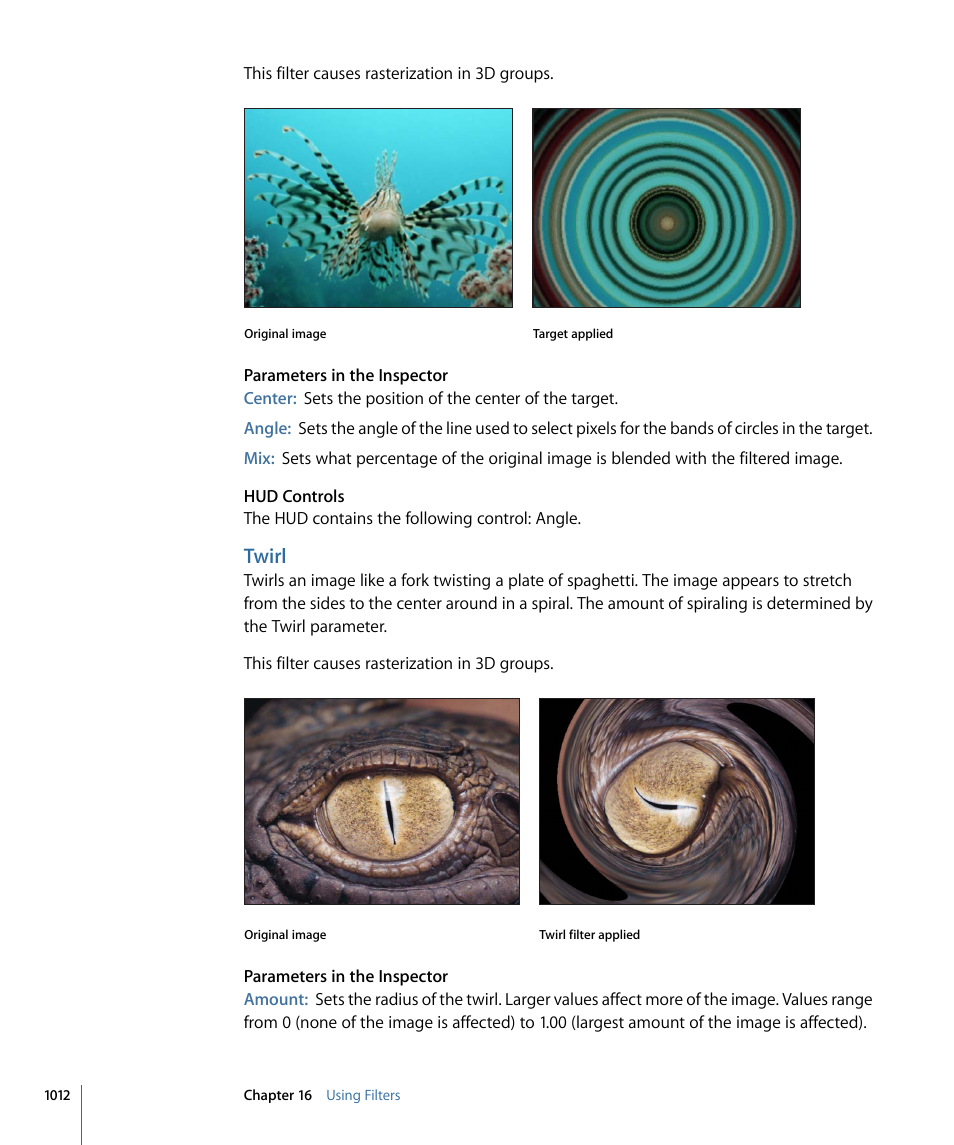 Twirl | Apple Motion 4 User Manual | Page 1012 / 1498
