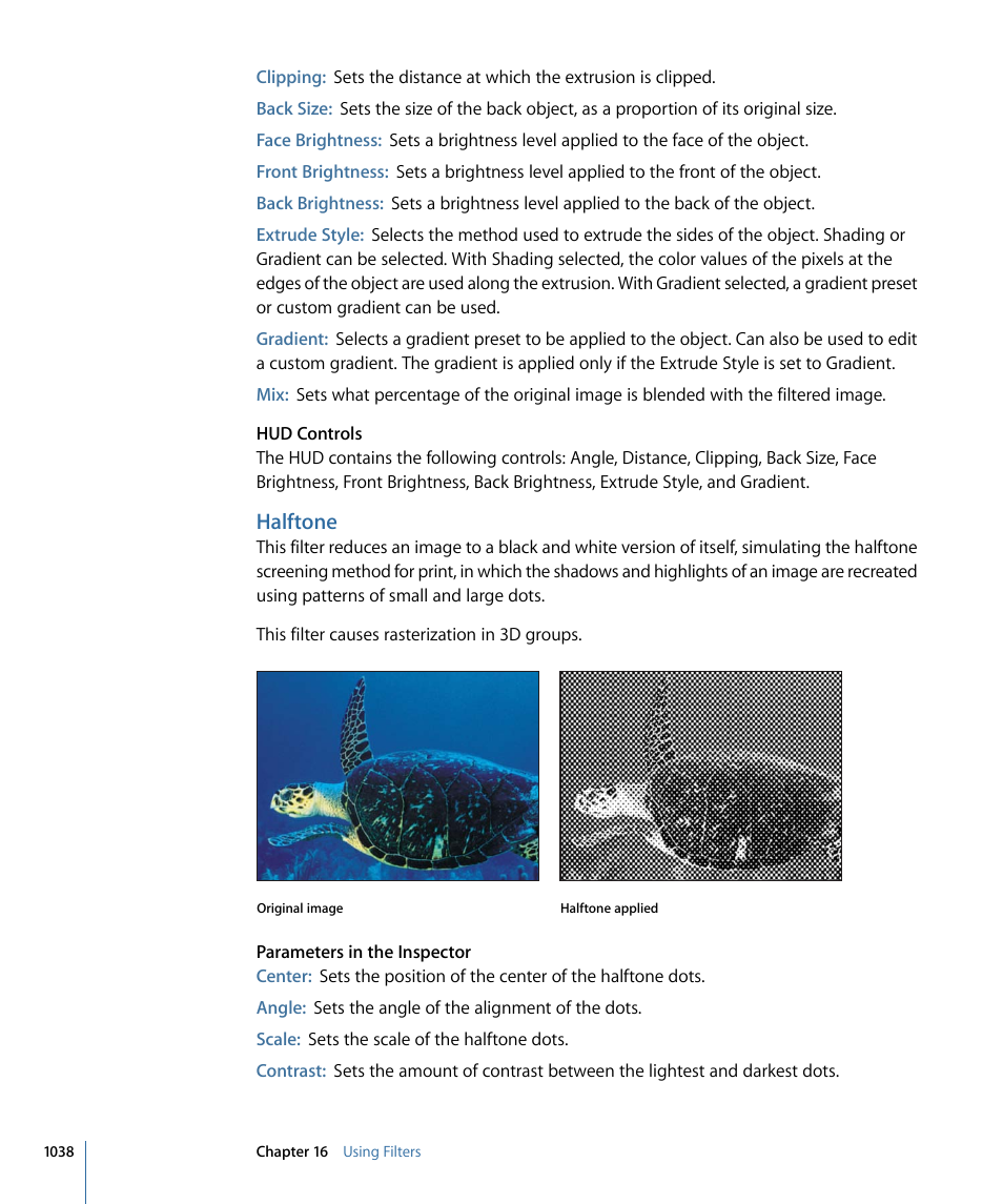 Halftone | Apple Motion 4 User Manual | Page 1038 / 1498