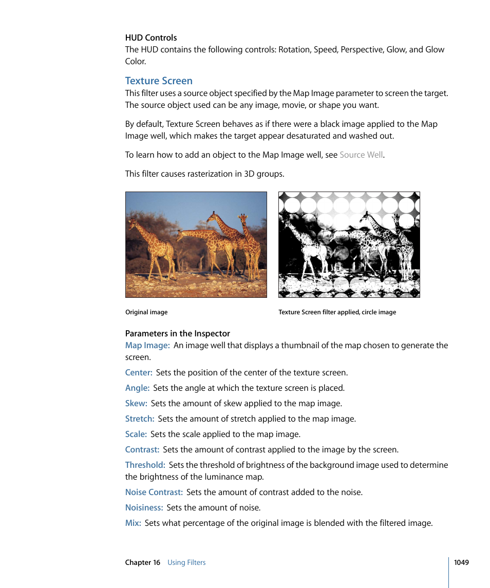 Texture screen | Apple Motion 4 User Manual | Page 1049 / 1498